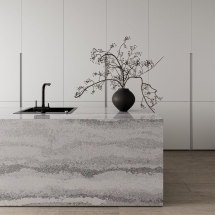 grey travertine crop